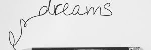 the word dream with pencil