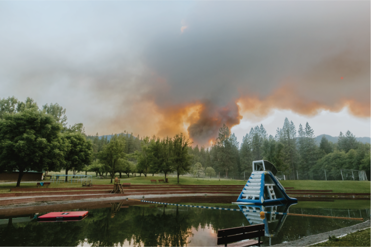 The Shelly Fire at Kidder Creek, July 2024